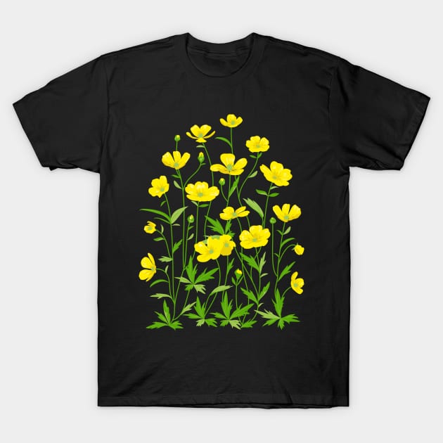 Wildflowers T-Shirt by lents